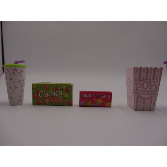 American Girl Doll Truly Me Popcorn Machine Set Lights Popping Sound with Access - Picture 13 of 16